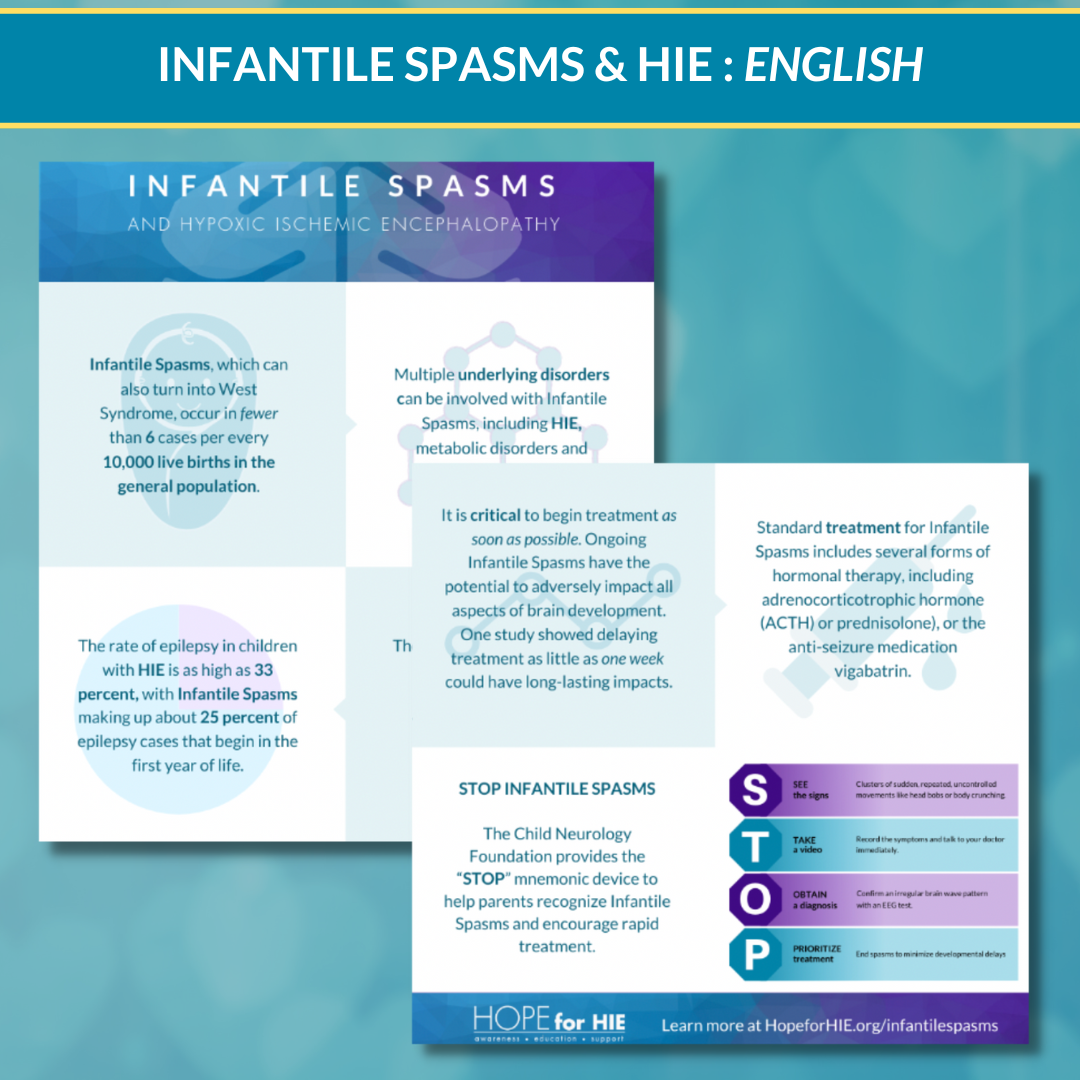 Infantile Spasms Infographic - ENGLISH