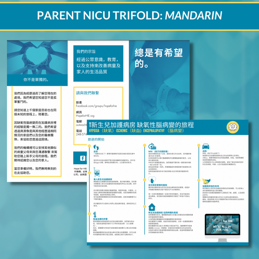 NICU Parent Timeline- Mandarin